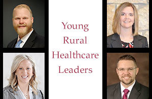 photo of young rural healthcare leaders Adam Willman, Melissa Kelly, Stephanie Orr, and Benjamin Anderson