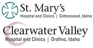 St. Mary's Hospital and Clearwater Valley Hospital and Clinics logos