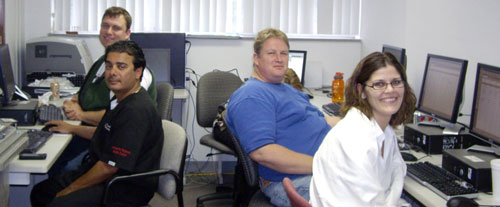 Lafayette Regional Health Center staff working their Emergency Department Information System