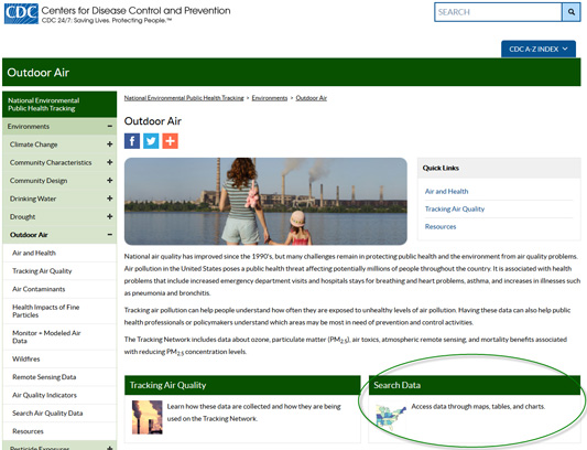 CDC Screen shot