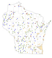 Selected Rural Healthcare Facilities in Wisconsin