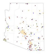 Selected Rural Healthcare Facilities in Arizona