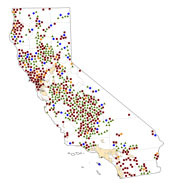 Selected Rural Healthcare Facilities in California