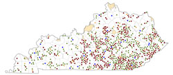 Selected Rural Healthcare Facilities in Kentucky