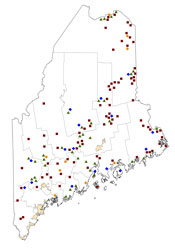 Selected Rural Healthcare Facilities in Maine