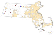 Selected Rural Healthcare Facilities in Massachusetts