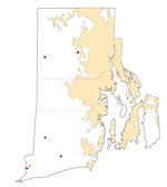 Selected Rural Healthcare Facilities in Rhode Island