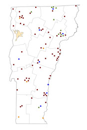 Selected Rural Healthcare Facilities in Vermont