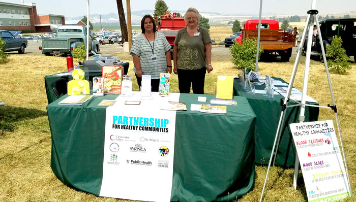 Health-able Communities Program event booth.