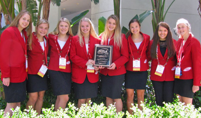 FCCLA Howells-Dodge Chapter competitors