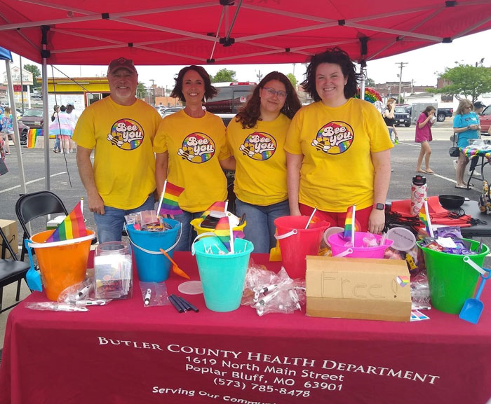 Butler County Health Department at Pride event