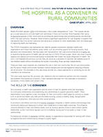 image of the first page of the AHA case study The Hospital as a Convener in Rural Communities