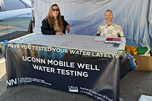 Water testing booth
