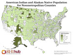 American Indian and Alaska Native Population for Nonmetropolitan Counties