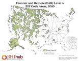 Frontier and Remote (FAR) Level 4 Zip Code Areas, 2010