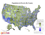 Population in Poverty by County