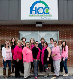 HCC staff in front of their office in Lexington, Missouri