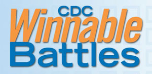 CDC Winnable Battles logo