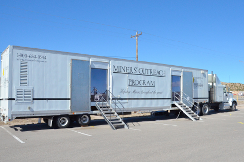 New Mexico Mobile Screening Program for Miners clinic truck