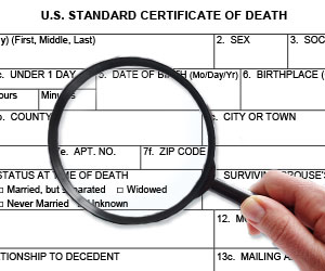 The Death Certificate A Document To Be Honored And Accurate The