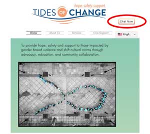 Tides of Change chat box feature. 