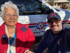 Arnall with Grace Goodeagle, Quapaw Nation citizen.