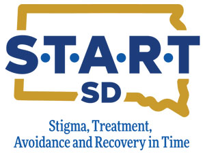 START-SD (Stigma, Treatment, Avoidance, and Recovery in Time – South Dakota) logo