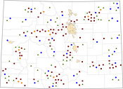 Selected Rural Healthcare Facilities in Colorado