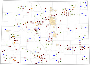 Selected Rural Healthcare Facilities in Colorado