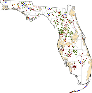 Florida Rural Healthcare Facilities map