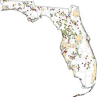Florida Rural Healthcare Facilities map