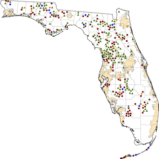 Florida Rural Healthcare Facilities map