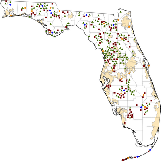 Florida Rural Healthcare Facilities map