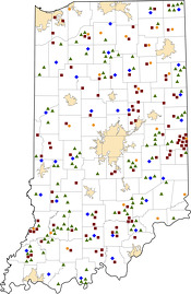 Selected Rural Healthcare Facilities in Indiana