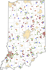 Selected Rural Healthcare Facilities in Indiana