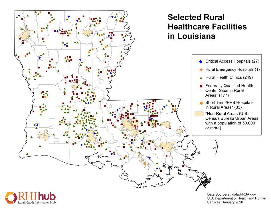 Rural health for Louisiana Overview - Rural Health Information Hub
