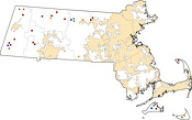 Selected Rural Healthcare Facilities in Massachusetts