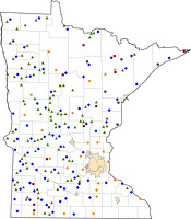 Selected Rural Healthcare Facilities in Minnesota