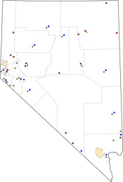 Selected Rural Healthcare Facilities in Nevada
