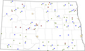 Selected Rural Healthcare Facilities in North Dakota