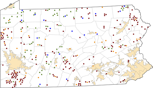 Pa Dhs Map Rural health for Pennsylvania Overview - Rural Health Information Hub