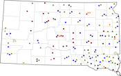 Selected Rural Healthcare Facilities in South Dakota