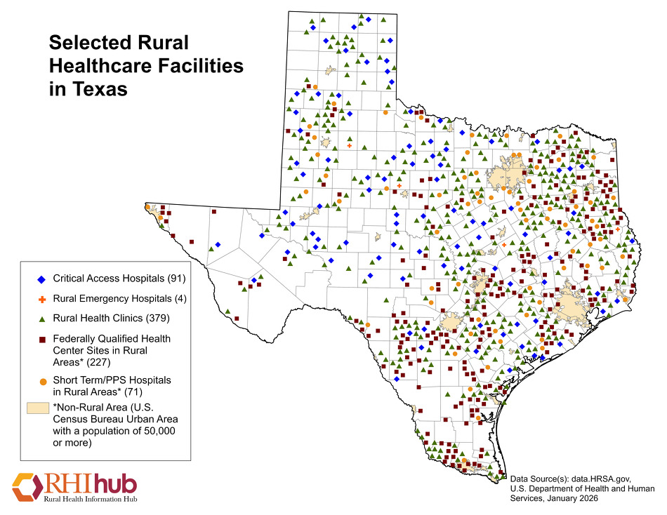Rural health for Texas Overview - Rural Health Information Hub