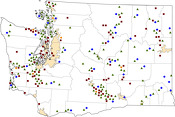 Selected Rural Healthcare Facilities in Washington